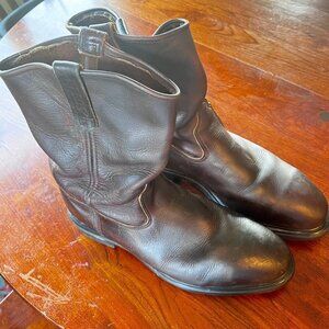 Red Wings Men's Pecos Safety Toe Pull‎ On Work Boots- Size 13